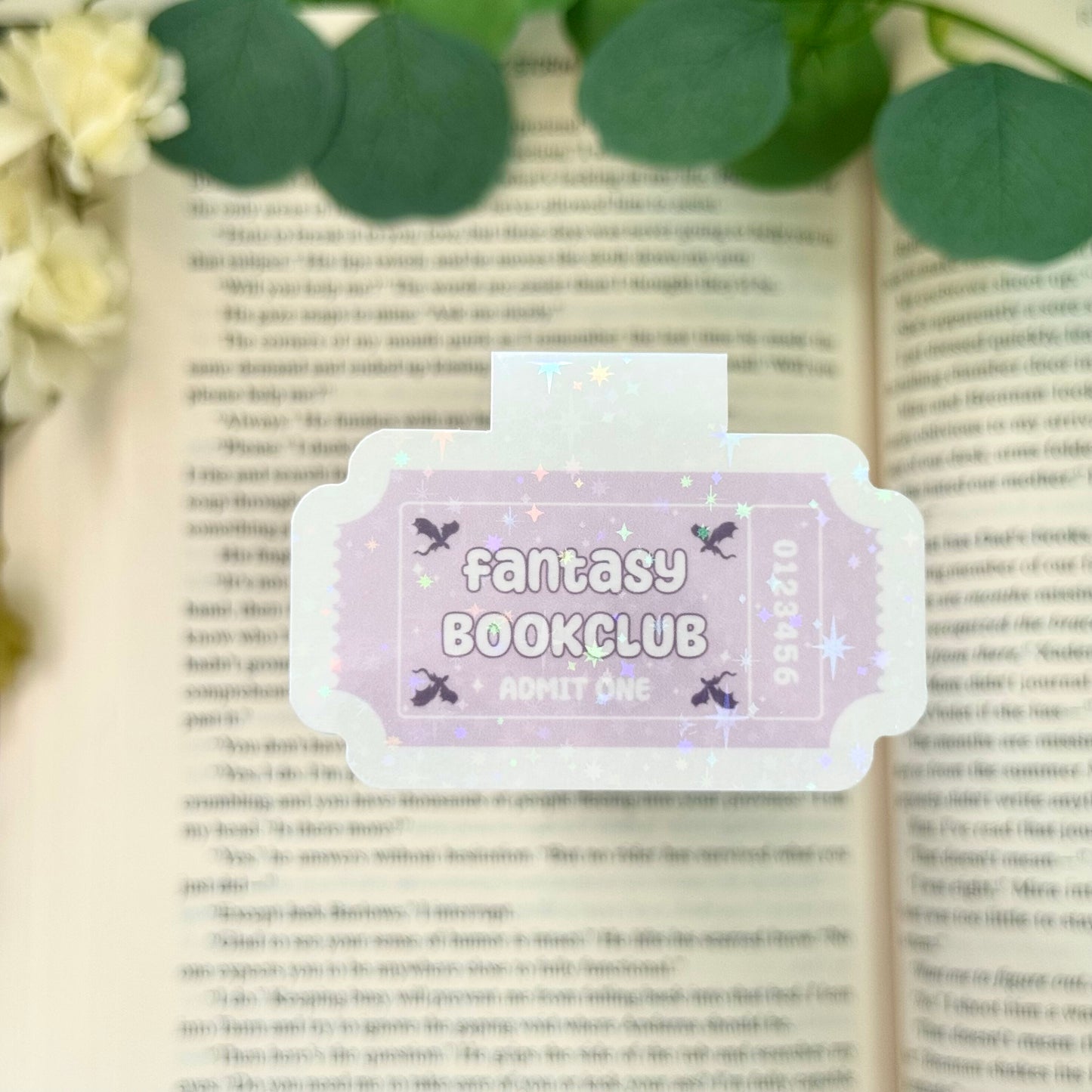 Fantasy Book Club Magnetic Bookmark