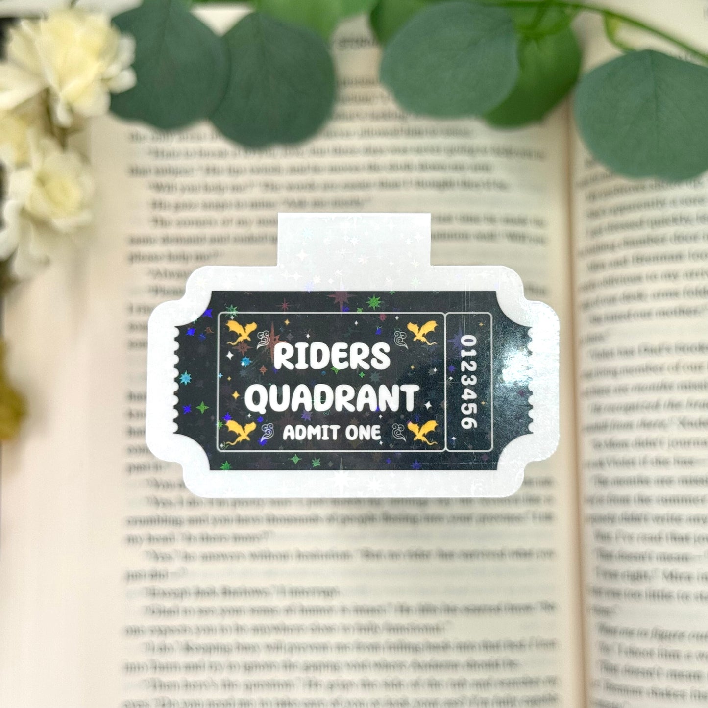 Riders Quadrant Book Club Magnetic Bookmark