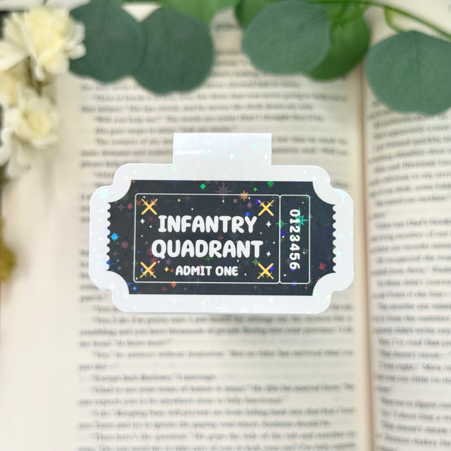 ⚔️ Infantry Quadrant Book Club Magnetic Bookmark