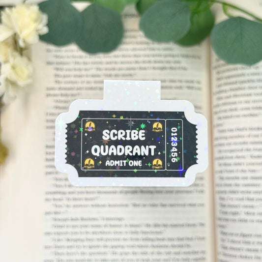 Scribes Quadrant Book Club Magnetic Bookmark