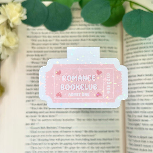 Romance Book Club Magnetic Bookmark