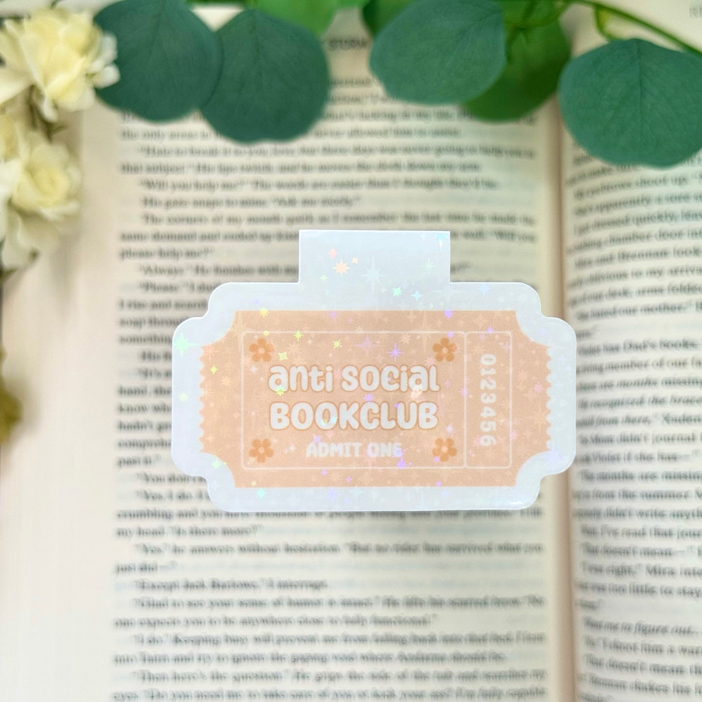 Anti Social Book Club Magnetic Bookmark