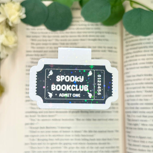 Spooky Book Club Magnetic Bookmark